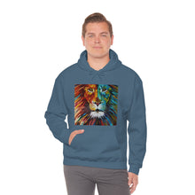 Load image into Gallery viewer, "Abstract Lion" Unisex Heavy Blend™ Hooded Sweatshirt