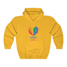 Load image into Gallery viewer, "Support Love" Unisex Heavy Blend™ Hooded Sweatshirt