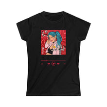 Load image into Gallery viewer, Women's Anime Style "Live For Danger" Softstyle Tee
