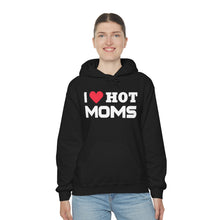 Load image into Gallery viewer, "I Love Hot Moms" Unisex Heavy Blend™ Hooded Sweatshirt