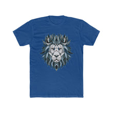 Load image into Gallery viewer, Men's "Lion Head Abstract" Cotton Crew Tee