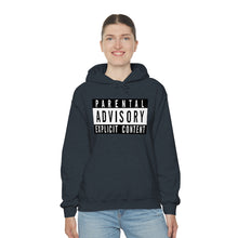 Load image into Gallery viewer, "Parental Advisory" Unisex Heavy Blend™ Hooded Sweatshirt