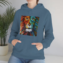 Load image into Gallery viewer, "Abstract Lion" Unisex Heavy Blend™ Hooded Sweatshirt
