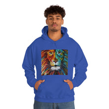 Load image into Gallery viewer, "Abstract Lion" Unisex Heavy Blend™ Hooded Sweatshirt