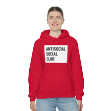 Load image into Gallery viewer, "Antisocial Social Club" Unisex Heavy Blend™ Hooded Sweatshirt