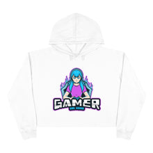 Load image into Gallery viewer, Woman's "Gamer Girl Squad" Crop Hoodie