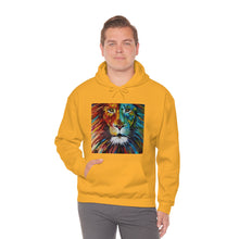 Load image into Gallery viewer, "Abstract Lion" Unisex Heavy Blend™ Hooded Sweatshirt