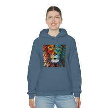 Load image into Gallery viewer, "Abstract Lion" Unisex Heavy Blend™ Hooded Sweatshirt