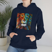 Load image into Gallery viewer, "Abstract Lion" Unisex Heavy Blend™ Hooded Sweatshirt