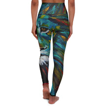 Load image into Gallery viewer, Woman's "Lion" High Waisted Yoga Leggings