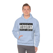 Load image into Gallery viewer, "Parental Advisory" Unisex Heavy Blend™ Hooded Sweatshirt