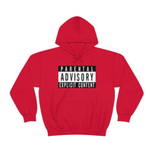 Load image into Gallery viewer, "Parental Advisory" Unisex Heavy Blend™ Hooded Sweatshirt