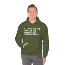 Load image into Gallery viewer, "Excuses" Unisex Heavy Blend™ Hooded Sweatshirt
