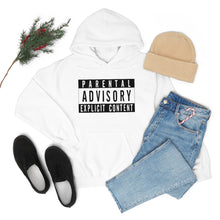 Load image into Gallery viewer, "Parental Advisory" Unisex Heavy Blend™ Hooded Sweatshirt