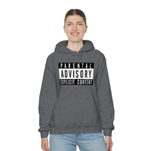 Load image into Gallery viewer, "Parental Advisory" Unisex Heavy Blend™ Hooded Sweatshirt