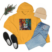 Load image into Gallery viewer, "Abstract Lion" Unisex Heavy Blend™ Hooded Sweatshirt
