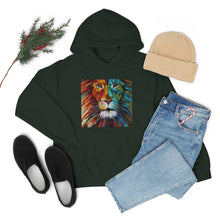 Load image into Gallery viewer, "Abstract Lion" Unisex Heavy Blend™ Hooded Sweatshirt