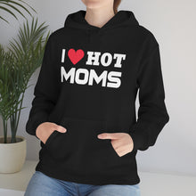 Load image into Gallery viewer, "I Love Hot Moms" Unisex Heavy Blend™ Hooded Sweatshirt