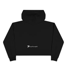 Load image into Gallery viewer, Woman's "Happy Color Black" Crop Hoodie