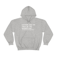 Load image into Gallery viewer, "Excuses" Unisex Heavy Blend™ Hooded Sweatshirt