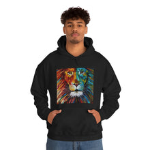 Load image into Gallery viewer, "Abstract Lion" Unisex Heavy Blend™ Hooded Sweatshirt