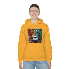 Load image into Gallery viewer, "Abstract Lion" Unisex Heavy Blend™ Hooded Sweatshirt