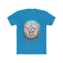 Load image into Gallery viewer, Men's "Cool Lion" Cotton Crew Tee