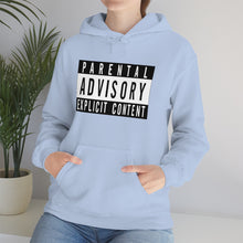 Load image into Gallery viewer, "Parental Advisory" Unisex Heavy Blend™ Hooded Sweatshirt
