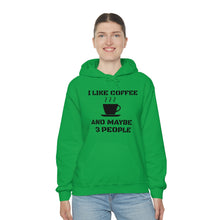 Load image into Gallery viewer, "I Like Coffee" Unisex Heavy Blend™ Hooded Sweatshirt