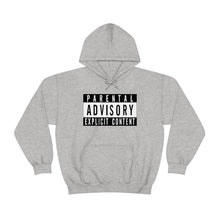 Load image into Gallery viewer, "Parental Advisory" Unisex Heavy Blend™ Hooded Sweatshirt