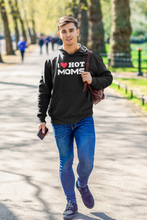 Load image into Gallery viewer, "I Love Hot Moms" Unisex Heavy Blend™ Hooded Sweatshirt